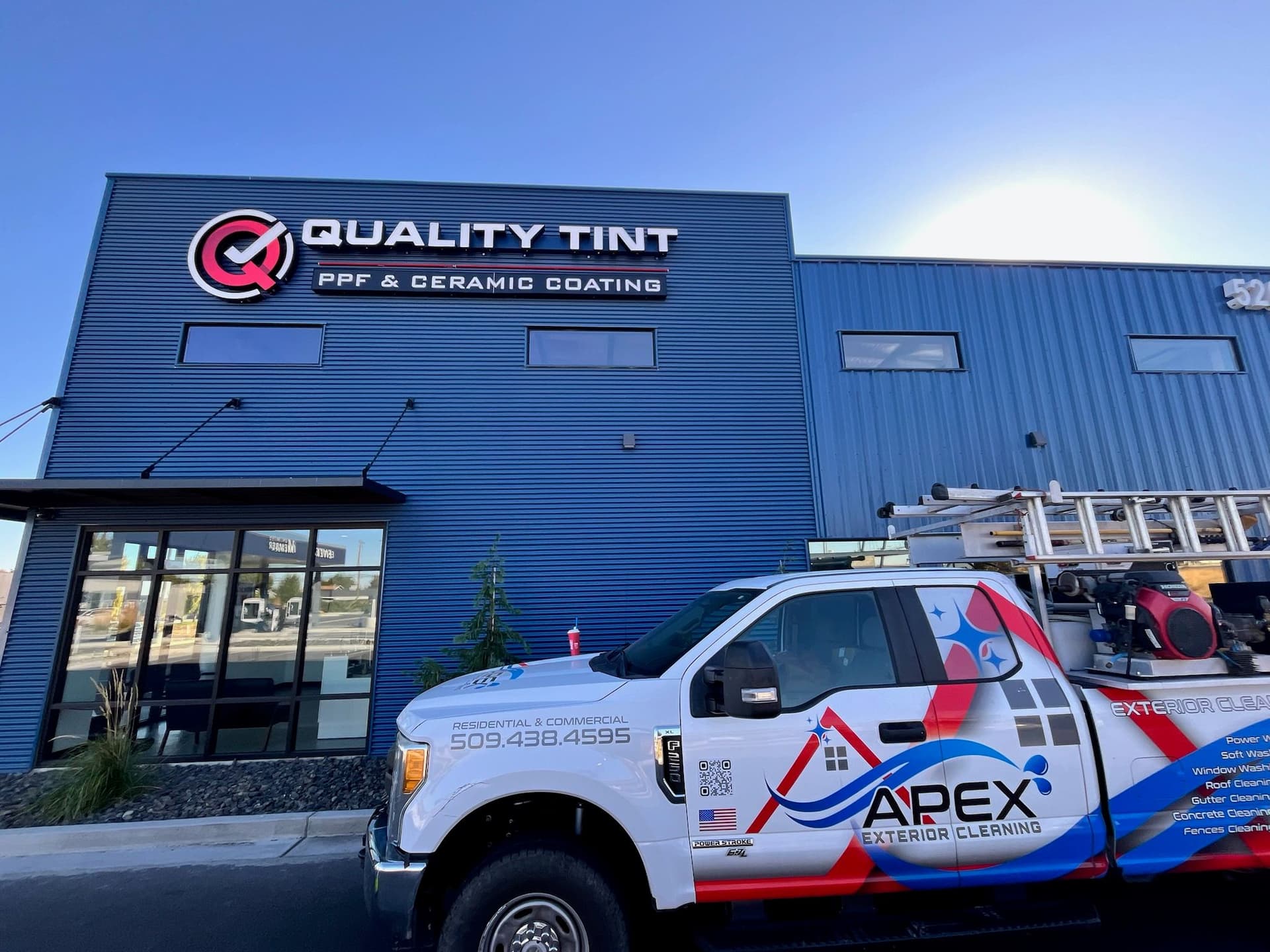 Soft Washing and Window Washing at Kennewick Commercial Property image