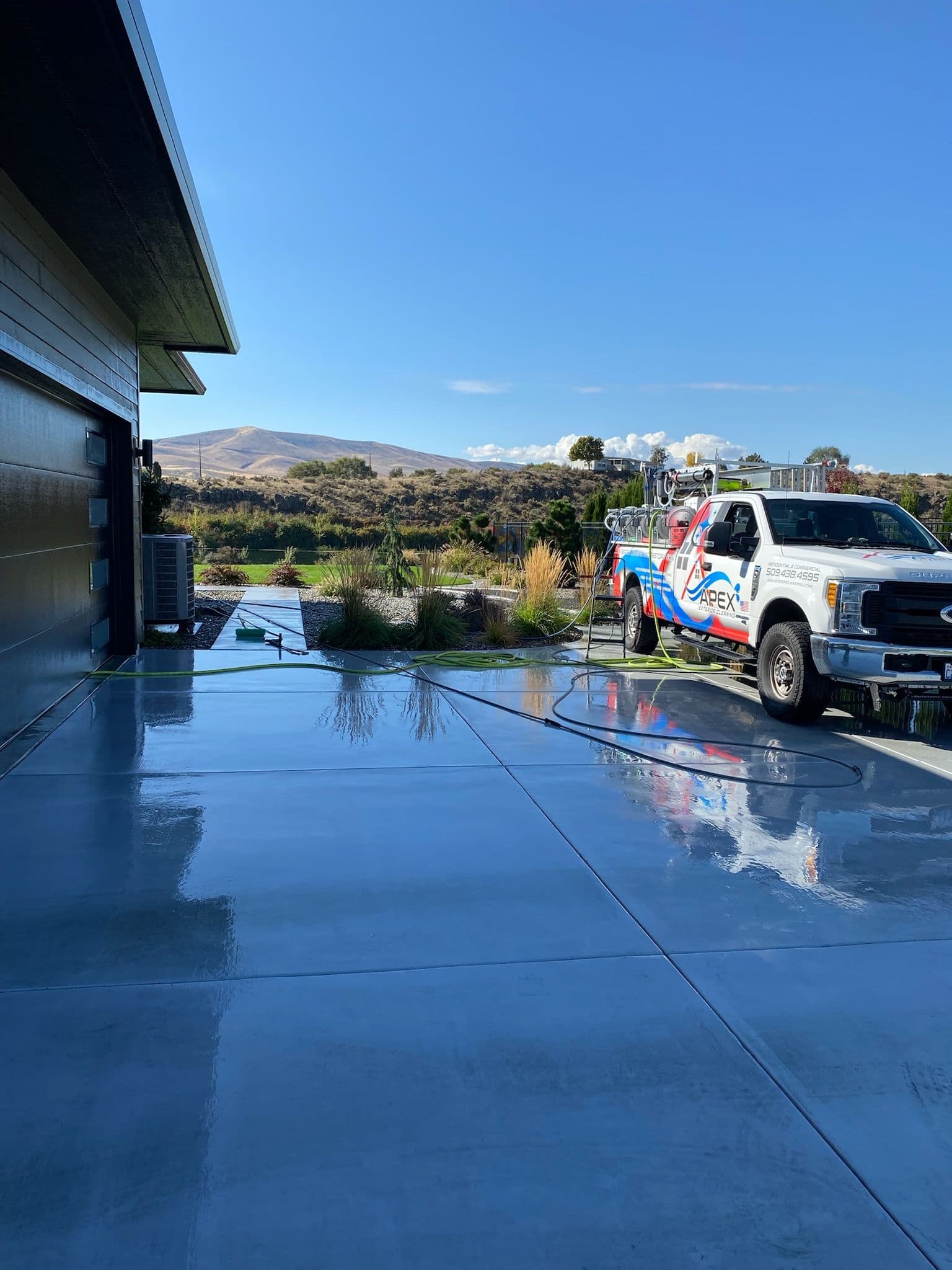 Project Pristine Concrete Driveway Cleaning in Prosser image